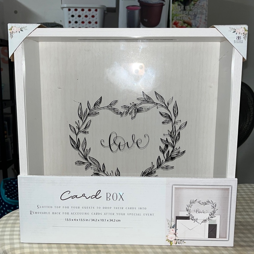 Love Wedding Card Box